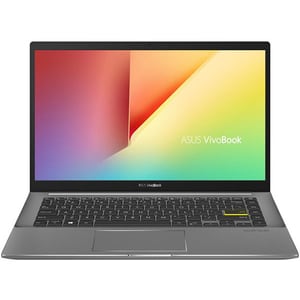 Laptop ASUS VivoBook S14 S433EA-KI2069, Intel Core i5-1135G7 pana la 4.2GHz, 14" Full HD, 8GB, SSD 512GB, Intel Iris Xe Graphics, Free Dos, negru