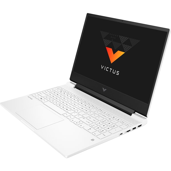 Laptop gaming Victus by HP 15-fa0028nq, Intel Core i5-12450H pana la 4.4GHz, 15.6" Full HD, 16GB, SSD 512GB, NVIDIA GeForce RTX 3050 4GB, Free DOS, alb