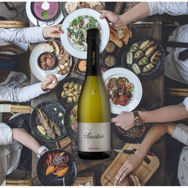 Vin spumant Prosecco Nino Franco Rustico, 0.75L
