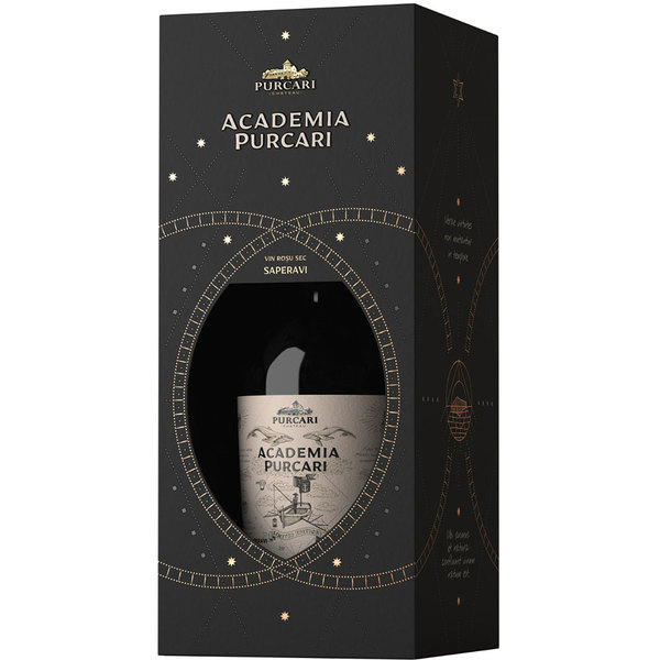 Vin rosu sec Purcari Winery Academia Saperavi 2019, 0.75L 