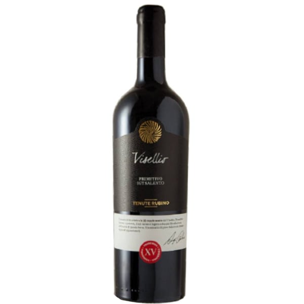 Vin rosu sec Rubino Vissellio 2016, 0.75L