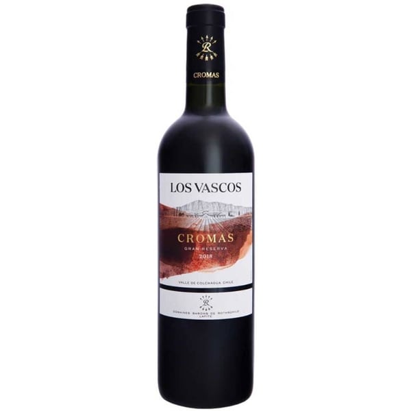 Vin rosu sec Los Vascos Cromas Cabernet Sauvignon 2018, 0.75L