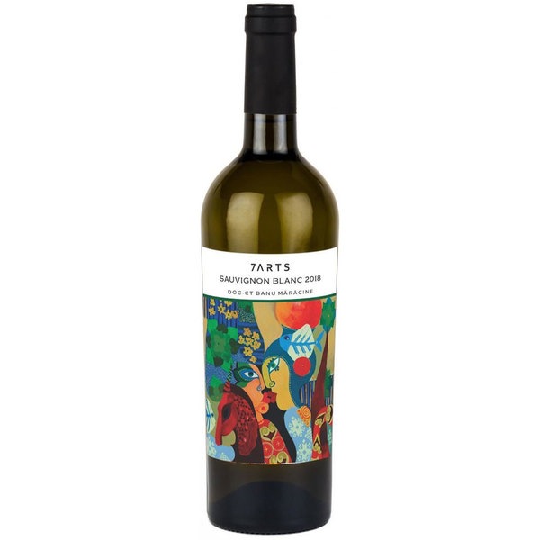 Vin alb sec 7Arts Sauvignon Blanc 2020, 0.75L