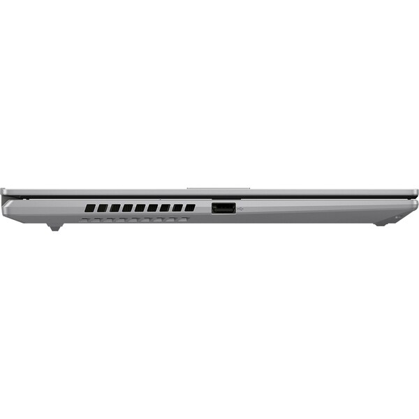Laptop ASUS Vivobook S 15 OLED K3502ZA-MA290, Intel Core i7-12700H pana la 4.7GHz, 15.6" 2.8K, 8GB, SSD 512 GB, Intel Iris Xe Graphics, Free DOS, gri