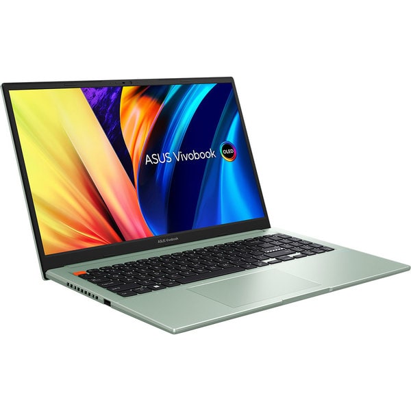 Laptop ASUS Vivobook S 15 OLED K3502ZA-MA428W, Intel Core i5-12500H pana la 4.5GHz, 15.6" 2.8K, 8GB, SSD 512 GB, Intel Iris Xe Graphics, Windows 11 Home, verde deschis