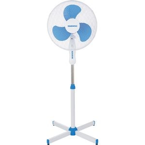 Ventilator cu picior DAEWOO DVS1699V, 3 trepte viteza, 40cm, 50W, alb