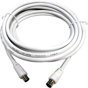 Cablu antena coaxial VORTEX VO2832, 1.5m, alb