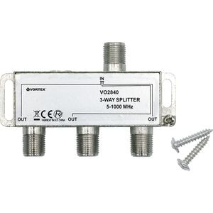 Spliter CATV VORTEX VO2840, 3 canele, Tip-F