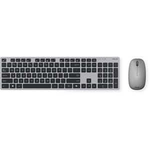 Kit tastatura si mouse wireless ASUS W5000, USB, gri