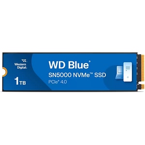 Solid-State Drive (SSD) WESTERN DIGITAL Blue SN5000, 1TB, PCIe Gen 4, M.2 PCIe, WDS100T4B0E
