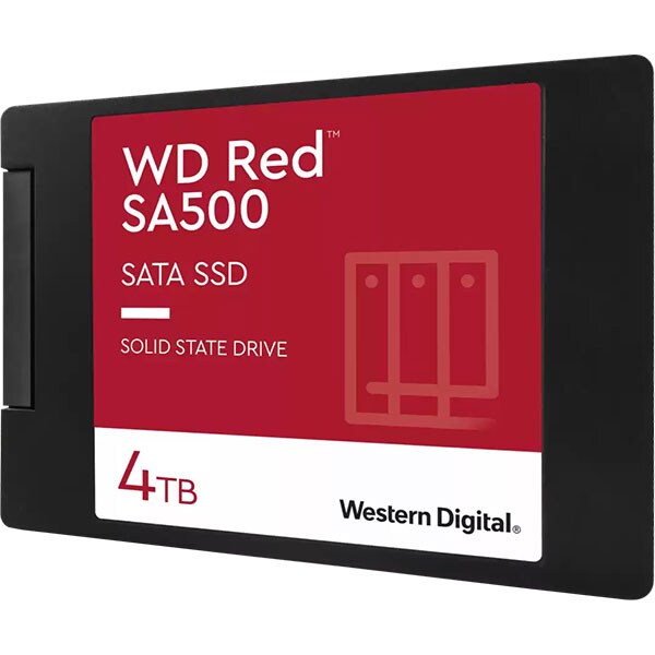 Solid-State Drive (SSD) WESTERN DIGITAL Red SA500 NAS, 4TB, SATA3, 2.5", WDS400T1R0A