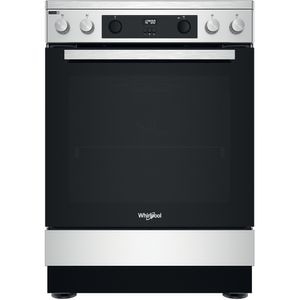 Aragaz WHIRLPOOL WS68V8CCXT, 4 arzatoare, Electric, L 60 cm, Grill, inox