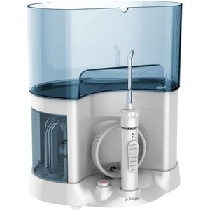 Dus bucal DR. MAYER Water Flosser WT5000, 1600ml, 8 capete, alb-albastru