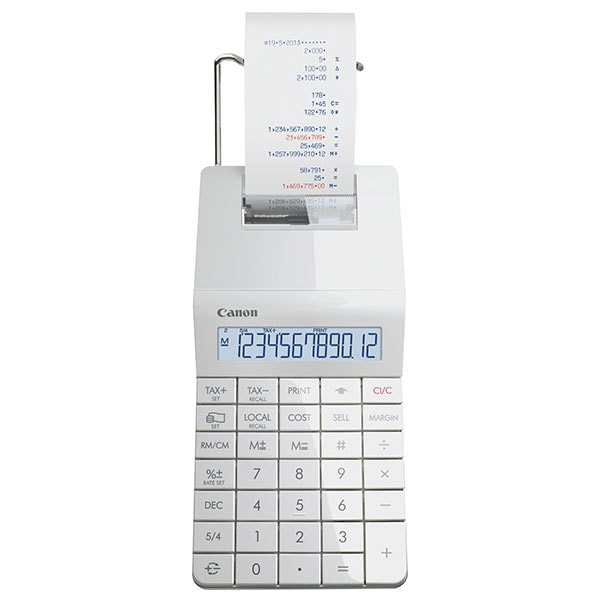 Automation rural art Calculator de birou CANON X MARK I PRINT, 12 cifre, Rola, alb
