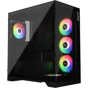 Carcasa PC XPG Invarder X, USB 3.2 Type-C, fara sursa, ARGB, negru