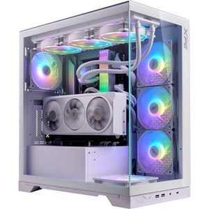 Carcasa PC XPG Invarder X, USB 3.2 Type-C, fara sursa, ARGB, alb