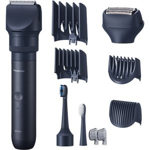 Aparat de tuns multifunctional PANASONIC Xshape Travel, acumulator, 70 min autonomie, negru