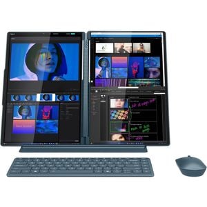 Laptop 2 in 1 LENOVO Yoga Book 9 14IAH10, Intel Core Ultra 9 285H pana la 5.4Ghz, 14" 2.8K Touch, 32GB, SSD 1TB, Intel Arc 140T, Windows 11 Home, Tidal Teal