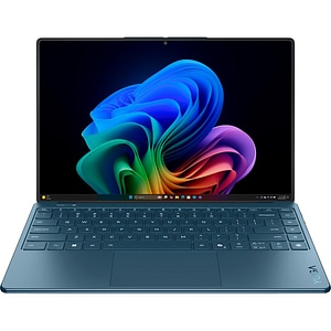Laptop LENOVO Yoga Slim 9 14ILL10, Intel Core Ultra 7 258V pana la 4.8GHz, 14" WQUXGA Touch, 32GB SSD 1TB, Intel Arc Graphics, Windows 11 Home, Tidal Teal