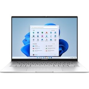 Laptop ASUS Zenbook 14 OLED UX3405CA-PP070X, Intel Core Ultra 9 285H pana la 5.4GHz, 14" 3K, 32GB, SSD 1TB, Intel Arc Graphics, Windows 11 Pro, Foggy Silver